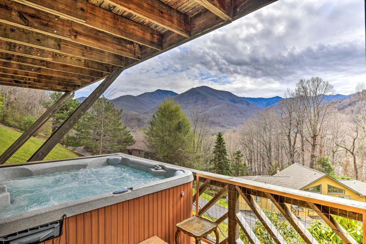 Best Location - Maggie Valley Cabin With Hot Tub! Zewnętrze zdjęcie